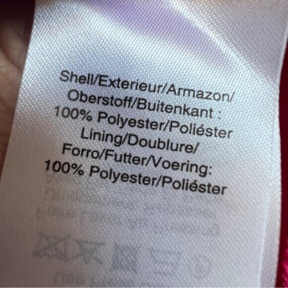 DKNY Sleeveless Double-V Faux Wrap Belted Evening Cocktail Dress S 6 fuchsia - Picture 12 of 16